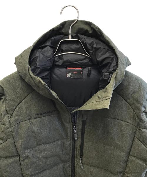 MAMMUT（マムート）MAMMUT (マムート) セラック フーディーヘリンボーン ダウン グリーン サイズ:asia Lの古着・服飾アイテム