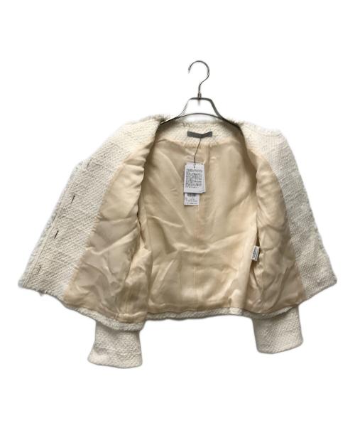 theory luxe（セオリーリュクス）theory luxe (セオリーリュクス) ツイードジャケット ベージュ サイズ:40 未使用品の古着・服飾アイテム