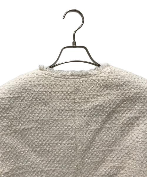 theory luxe（セオリーリュクス）theory luxe (セオリーリュクス) ツイードジャケット ベージュ サイズ:40 未使用品の古着・服飾アイテム