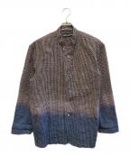 ISSEY MIYAKE WHITE LABELイッセイミヤケホワイトレーベル）の古着「バンドカラーシャツ」｜グラデーション