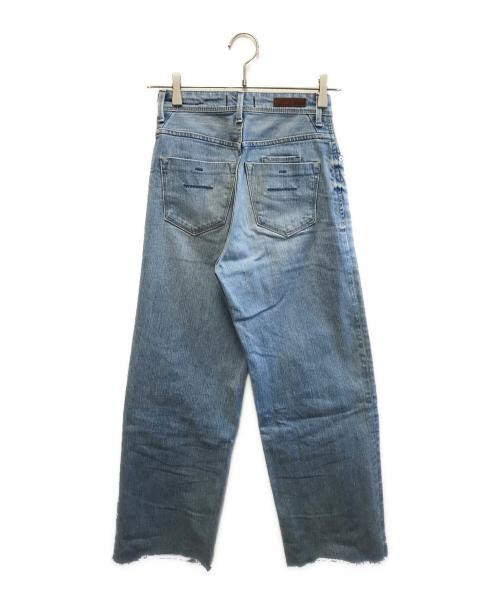 YANUK（ヤヌーク）YANUK (ヤヌーク) ワイドストレート LILITH スカイブルー サイズ:22の古着・服飾アイテム