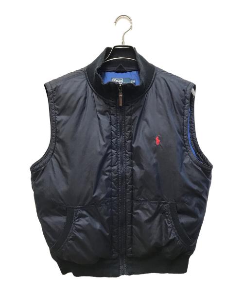 POLO RALPH LAUREN（ポロ・ラルフローレン）POLO RALPH LAUREN (ポロ・ラルフローレン) ダウンベスト ネイビー サイズ:XLの古着・服飾アイテム