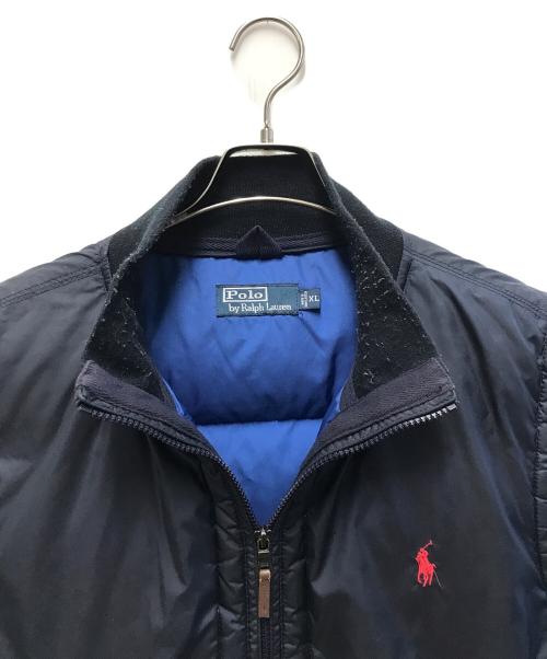 POLO RALPH LAUREN（ポロ・ラルフローレン）POLO RALPH LAUREN (ポロ・ラルフローレン) ダウンベスト ネイビー サイズ:XLの古着・服飾アイテム
