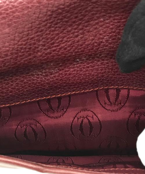 murt de cartier（マストドゥカルティエ）murt de cartier (マストドゥカルティエ) クラッチバッグ ボルドーの古着・服飾アイテム