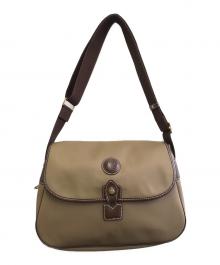 HUNTING WORLD（ハンティングワールド）の古着「ショルダーバッグ」｜ブラウン×カーキ