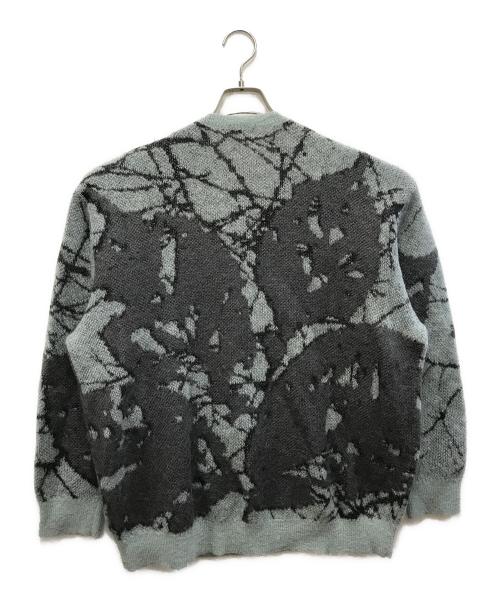 LAD MUSICIAN（ラッドミュージシャン）LAD MUSICIAN (ラッドミュージシャン) Crew Neck Pullover ライトグレー×グレー サイズ:44の古着・服飾アイテム