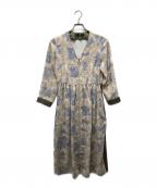 PAUL SMITHポールスミス）の古着「シャツワンピース」｜ブラウン×スカイブルー