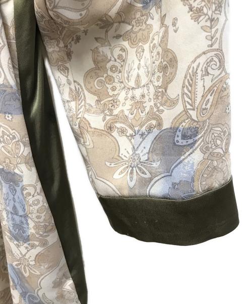 PAUL SMITH（ポールスミス）PAUL SMITH (ポールスミス) シャツワンピース ブラウン×スカイブルー サイズ:38の古着・服飾アイテム