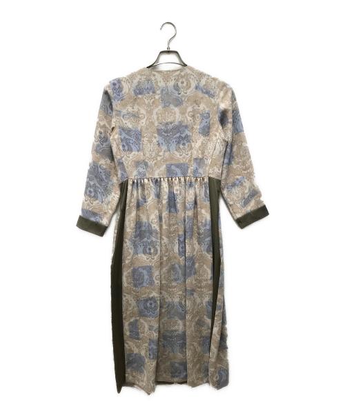 PAUL SMITH（ポールスミス）PAUL SMITH (ポールスミス) シャツワンピース ブラウン×スカイブルー サイズ:38の古着・服飾アイテム