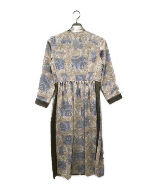 PAUL SMITH（ポールスミス）Paul Smith (ポールスミス) シャツワンピース ブラウン×スカイブルー サイズ:38の古着・服飾アイテム