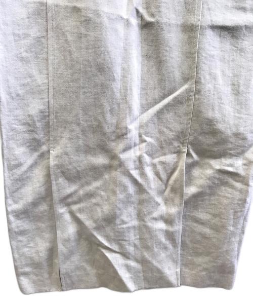 Noble（ノーブル）Noble (ノーブル) ノーブル リネン混 2way ロングワンピース ノースリーブ ベージュ サイズ:36の古着・服飾アイテム