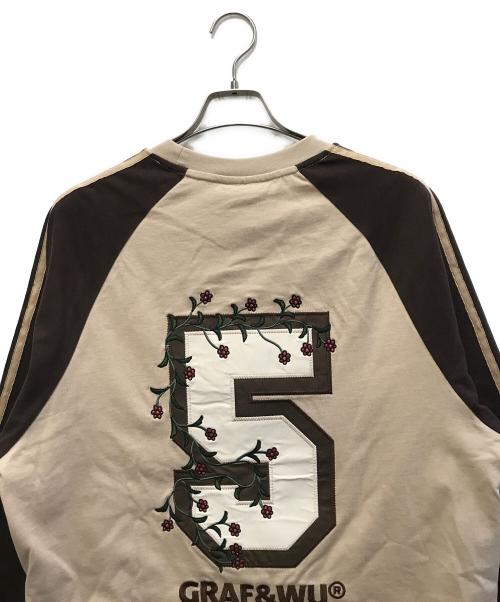 GRAF&WU（グラフアンドユー）GRAF&WU (グラフアンドユー) スウェット ベージュ サイズ:L 未使用品の古着・服飾アイテム