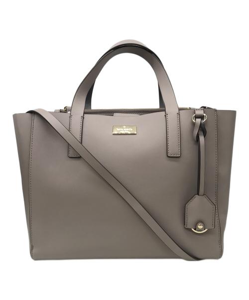 Kate Spade（ケイトスペード）Kate Spade (ケイトスペード) 2WAYバッグ グレーの古着・服飾アイテム