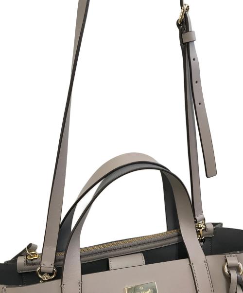 Kate Spade（ケイトスペード）Kate Spade (ケイトスペード) 2WAYバッグ グレーの古着・服飾アイテム