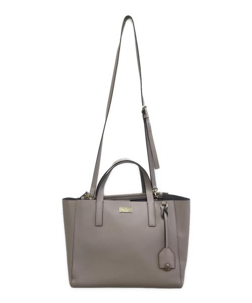 Kate Spade（ケイトスペード）Kate Spade (ケイトスペード) 2WAYバッグ グレーの古着・服飾アイテム