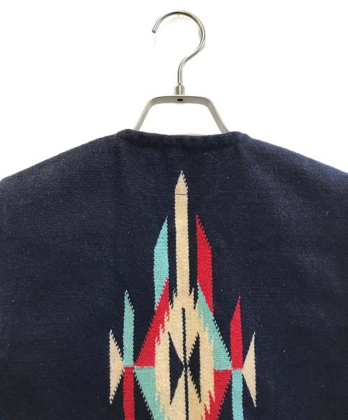 CHIMAYO BLANKET（チマヨ ブランケット）CHIMAYO BLANKET (チマヨ ブランケット) ベスト ネイビー サイズ:36の古着・服飾アイテム