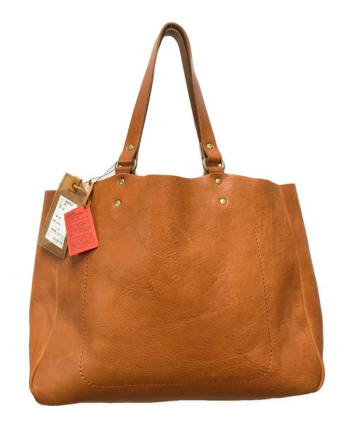 SLOW（スロウ）SLOW (スロウ) レザートートバッグ ブラウンの古着・服飾アイテム