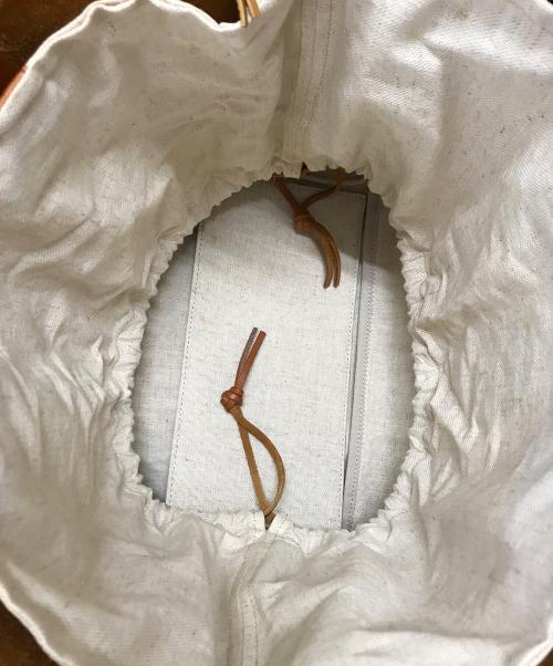 SLOW（スロウ）SLOW (スロウ) レザートートバッグ ブラウンの古着・服飾アイテム