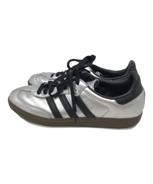 adidas（アディダス）adidas (アディダス)  サンバ OG シルバーカラー×ブラック サイズ:26.5の古着・服飾アイテム
