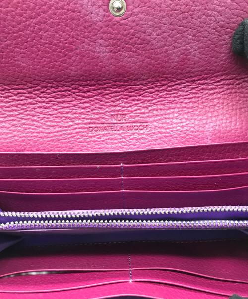 NUR DONATELLA LUCCHI（ヌールドナテッラルッキ）NUR DONATELLA LUCCHI (ヌールドナテッラルッキ) 長財布 ネイビーの古着・服飾アイテム