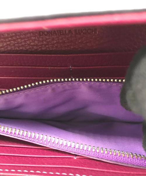 NUR DONATELLA LUCCHI（ヌールドナテッラルッキ）NUR DONATELLA LUCCHI (ヌールドナテッラルッキ) 長財布 ネイビーの古着・服飾アイテム