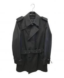 BURBERRY BLACK LABEL（バーバリーブラックレーベル）の古着「ライナー付トレンチコート」｜ブラック