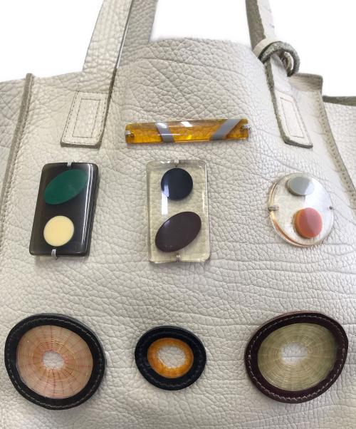 MARNI（マルニ）MARNI (マルニ) トートバッグ ベージュの古着・服飾アイテム