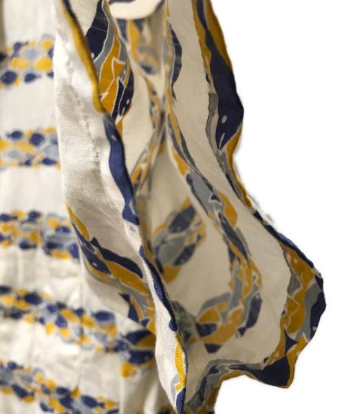 JOHN GLUCKOW BY WARE HOUSE（ジョングラッコー ウエアハウス）JOHN GLUCKOW BY WARE HOUSE (ジョングラッコー ウエアハウス) アロハシャツ イエロー×ネイビー サイズ:38の古着・服飾アイテム