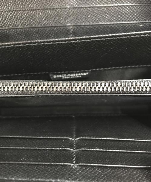 DOLCE & GABBANA（ドルチェ＆ガッバーナ）DOLCE & GABBANA (ドルチェ＆ガッバーナ) 長財布 ブラックの古着・服飾アイテム