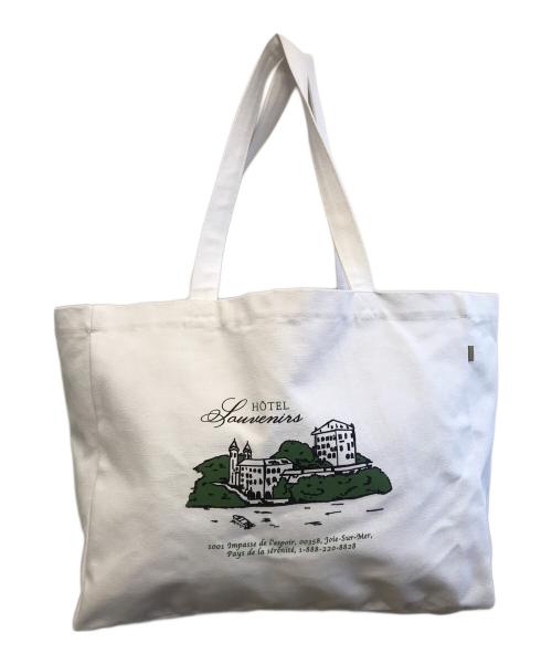 JJJJound（ジョウンド）JJJJound (ジョウンド) A.P.C. (アーペーセー) トートバッグ ホワイトの古着・服飾アイテム