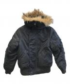 HOUSTONヒューストン）の古着「N-2Bジャケット」｜ブラック