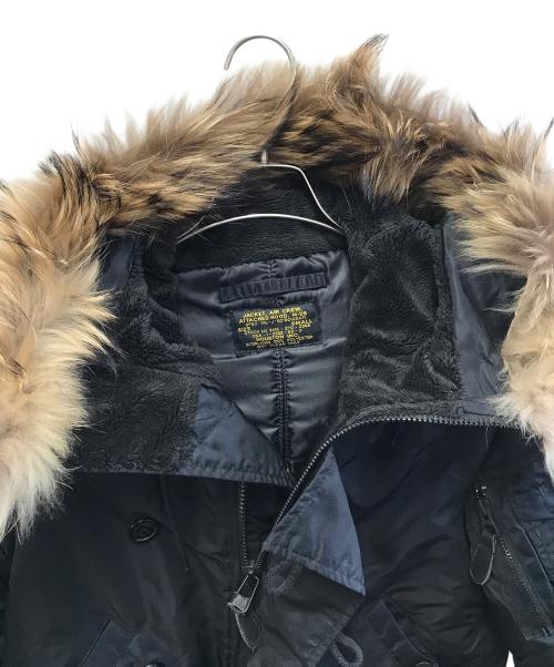 HOUSTON（ヒューストン）HOUSTON (ヒューストン) N-2Bジャケット ブラック サイズ:Sの古着・服飾アイテム