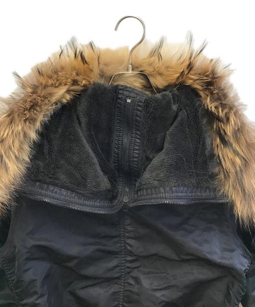 HOUSTON（ヒューストン）HOUSTON (ヒューストン) N-2Bジャケット ブラック サイズ:Sの古着・服飾アイテム