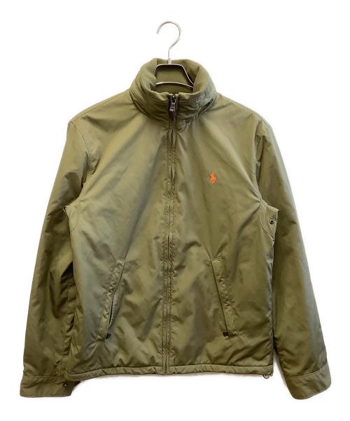 POLO RALPH LAUREN（ポロ・ラルフローレン）POLO RALPH LAUREN (ポロ・ラルフローレン) 裏フリースナイロンジャケット グリーン サイズ:S/Pの古着・服飾アイテム