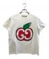GUCCI（グッチ）の古着「GGアップルプリントT」｜ホワイト