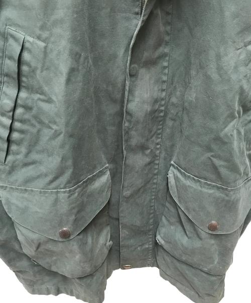 NAUTICA（ノーティカ）NAUTICA (ノーティカ) 襟レザーハンティングジャケット グリーン サイズ:XXLの古着・服飾アイテム