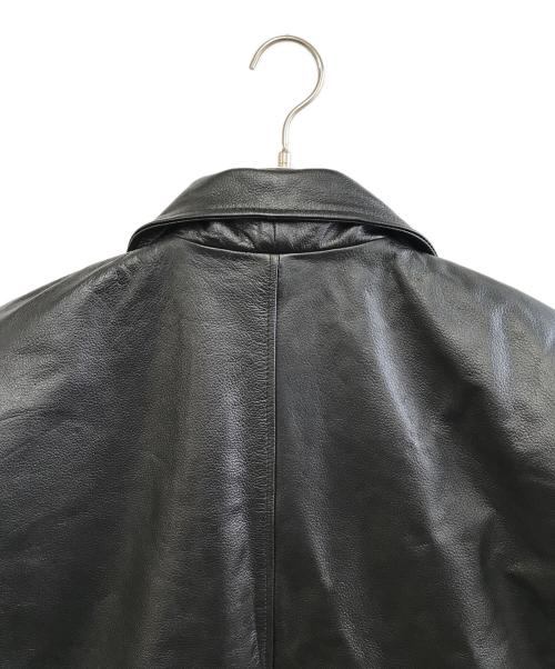 FREEDOM（フリーダム）freedom (フリーダム) レザーダブルライダースジャケット ブラック サイズ:52の古着・服飾アイテム