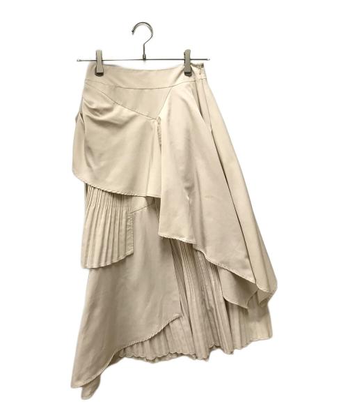 eimy istoire（エイミーイストワール）eimy istoire (エイミーイストワール) ランダムフリルボリュームスカート ピンク サイズ:Sの古着・服飾アイテム