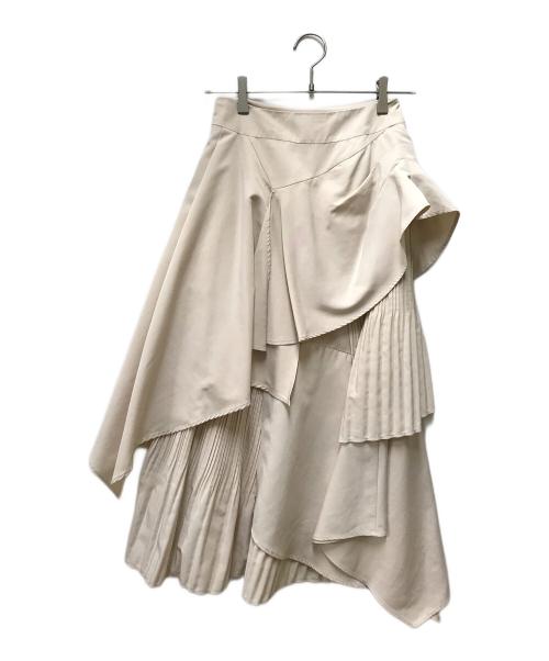 eimy istoire（エイミーイストワール）eimy istoire (エイミーイストワール) ランダムフリルボリュームスカート ピンク サイズ:Sの古着・服飾アイテム