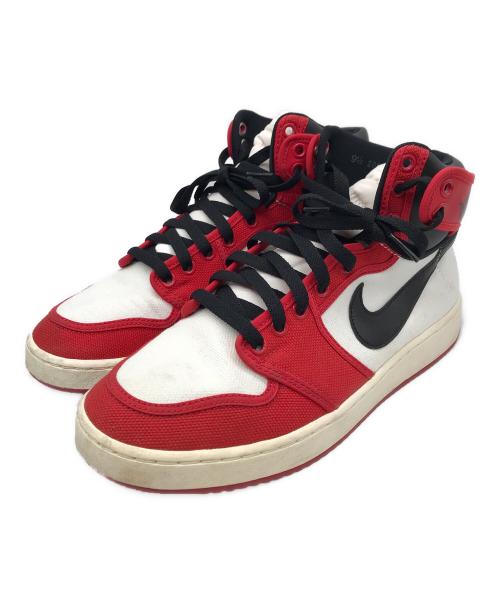 NIKE（ナイキ）NIKE (ナイキ) ハイカットスニーカー レッド×ホワイト サイズ:27.5の古着・服飾アイテム