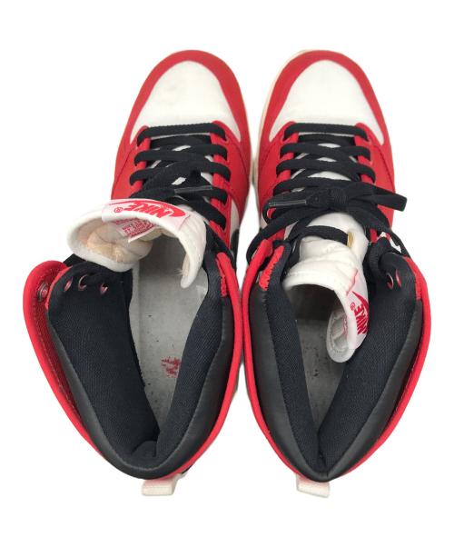 NIKE（ナイキ）NIKE (ナイキ) ハイカットスニーカー レッド×ホワイト サイズ:27.5の古着・服飾アイテム