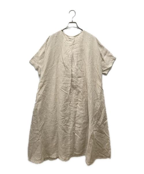 TSUHARU by samansa Mos2（ツハル バイ サマンサモスモス）TSUHARU by Samansa Mos2 (ツハル バイ サマンサモスモス) ワンピース ベージュ サイズ:FREE 未使用品の古着・服飾アイテム