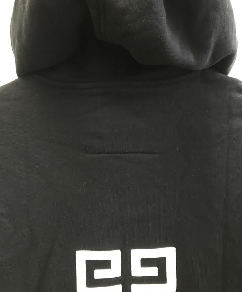 GIVENCHY（ジバンシィ）GIVENCHY (ジバンシィ) ブランドロゴ 4G スリムフーディー ブラック サイズ:Lの古着・服飾アイテム