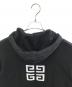 中古・古着 GIVENCHY (ジバンシィ) ブランドロゴ 4G スリムフーディー ブラック サイズ:L：30000円