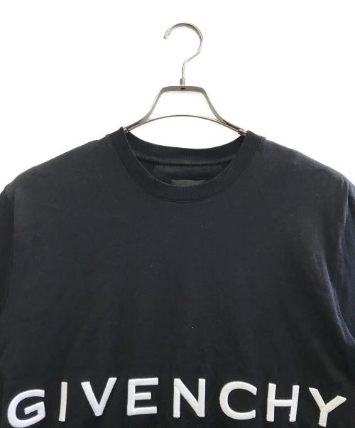 GIVENCHY（ジバンシィ）GIVENCHY (ジバンシィ) 4G ブランドロゴ スリムフィットtシャツ ブラック サイズ:XLの古着・服飾アイテム