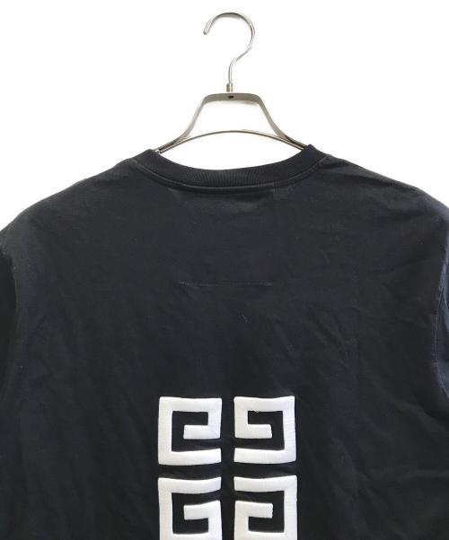 GIVENCHY（ジバンシィ）GIVENCHY (ジバンシィ) 4G ブランドロゴ スリムフィットtシャツ ブラック サイズ:XLの古着・服飾アイテム