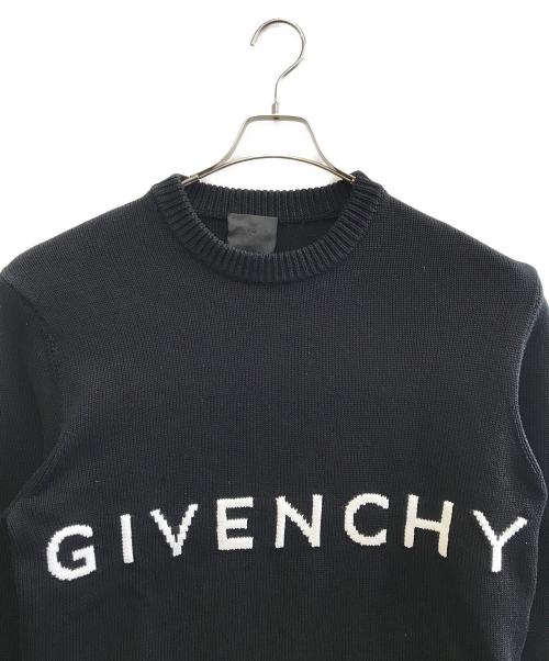 GIVENCHY（ジバンシィ）GIVENCHY (ジバンシィ) プルオーバーニット ブラック サイズ:XLの古着・服飾アイテム