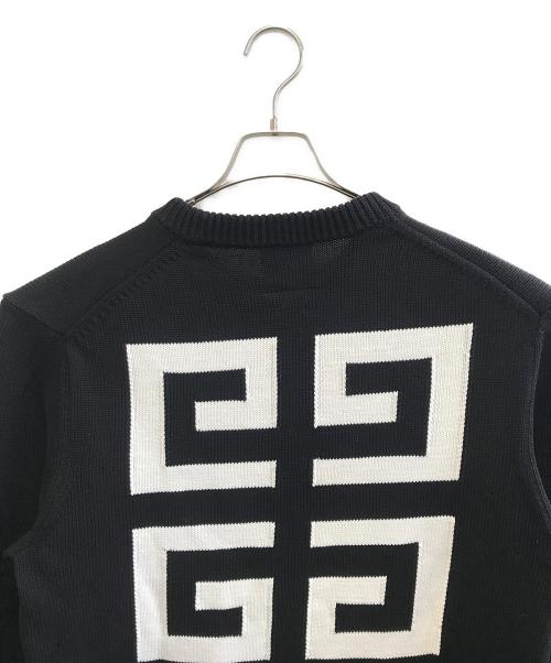 GIVENCHY（ジバンシィ）GIVENCHY (ジバンシィ) プルオーバーニット ブラック サイズ:XLの古着・服飾アイテム