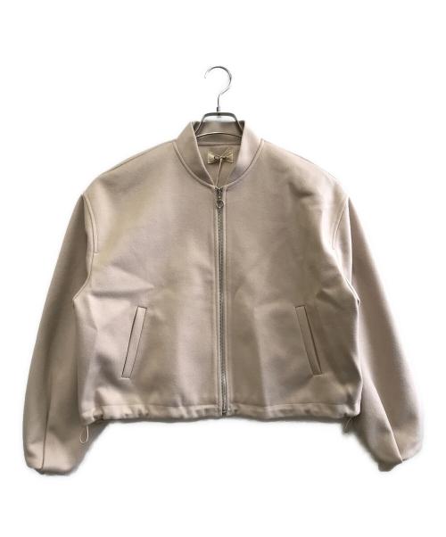etici（エティチ）etici (エティチ) ブルゾン ベージュ サイズ:Sの古着・服飾アイテム