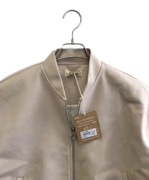 etici（エティチ）etici (エティチ) ブルゾン ベージュ サイズ:Sの古着・服飾アイテム